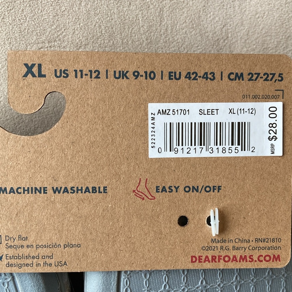 Dearfoams Slippers NWT - Picture 7 of 10